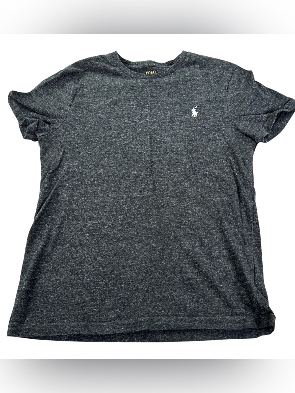 Polo Ralph Lauren Custom Slim Fit T-Shirt Men’s M Black Heather Pony Logo Cotton
